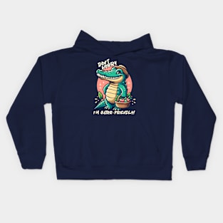 dont worry i am gator friendly Kids Hoodie